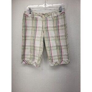 Volcom Womens Shorts Multicolored 3 Junior Bermuda Walking Golfing Casual Ladies